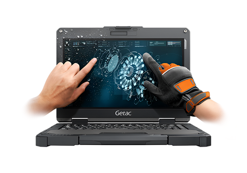 getac b360 touchscreen operable rain or shine